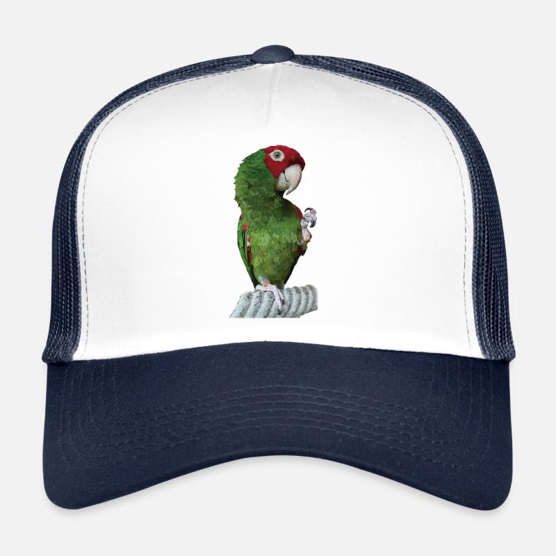 Perroquet à tête rouge Casquette trucker 