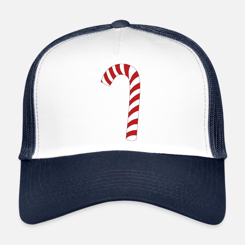 Canne de Noël Casquette trucker 