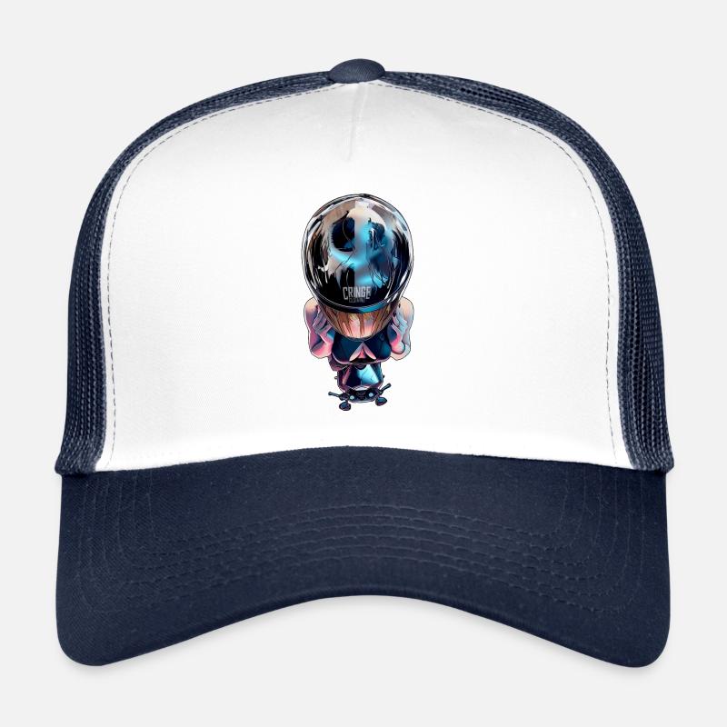 Réflexion sur le cybermotard Casquette trucker 