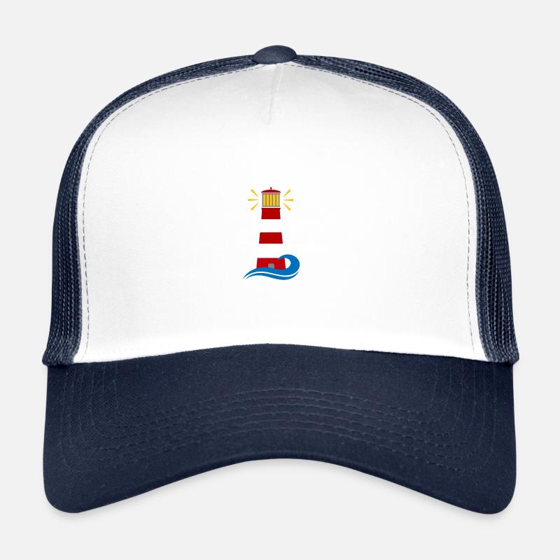 Leuchtturm - Trucker Cap - Weiß/Navy
