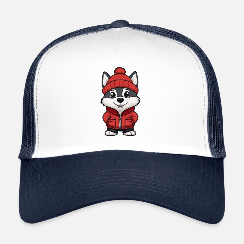 Husky Dog Stylish Trucker Cap