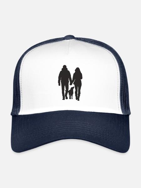 Love - Trucker Cap - white/navy - Front