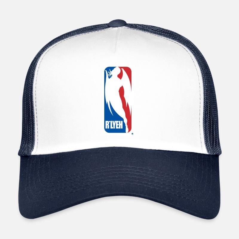 R'lyehBall - Trucker Cap - white/navy