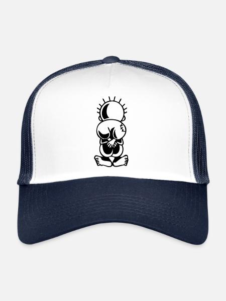 فلسطين Palestine - Trucker Cap - white/navy