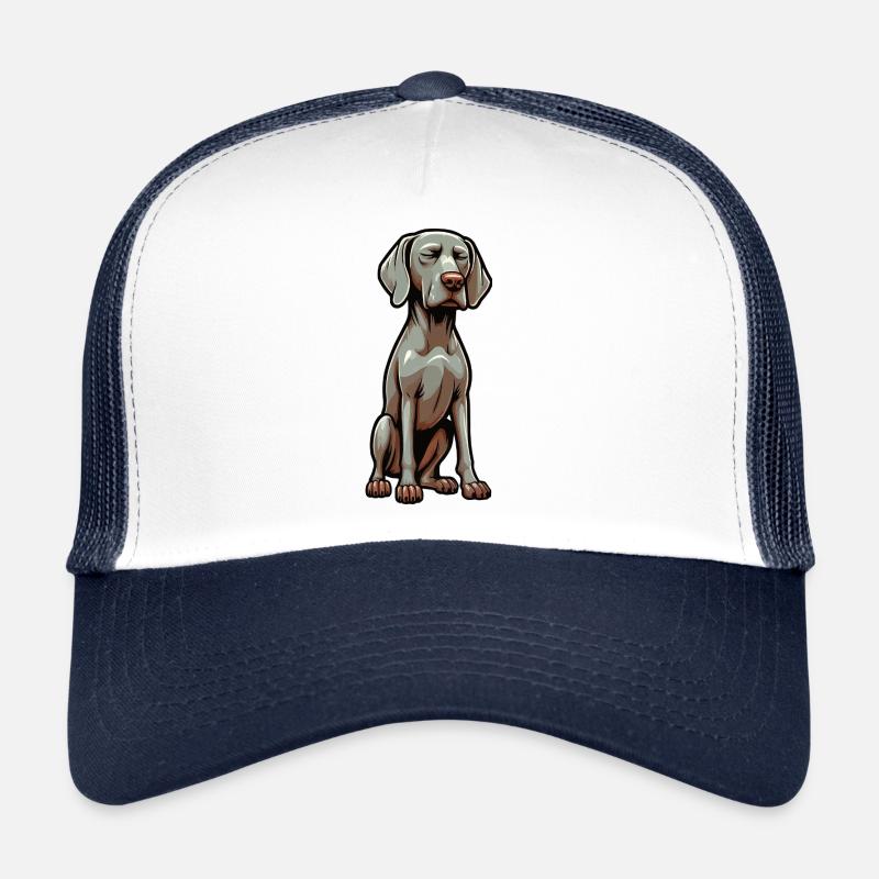 Weimaraner Weimaraner Lovers Weimaraner Keeper Trucker Cap