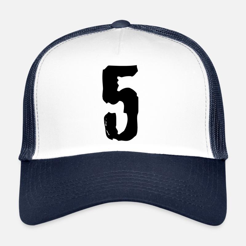 5 Number jersey Trucker Cap