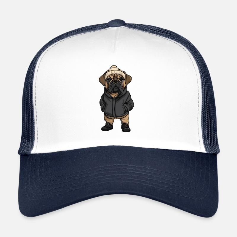 Bullmastiff Chien Élégant Casquette trucker 