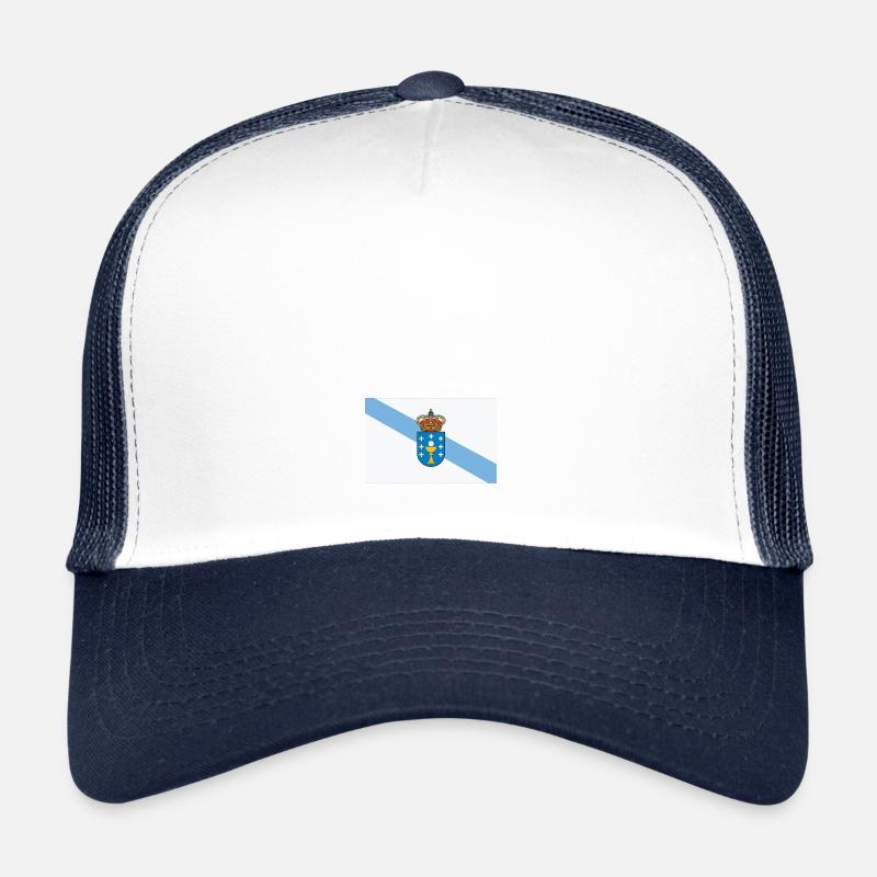 Galicien - Trucker Cap - Weiß/Navy