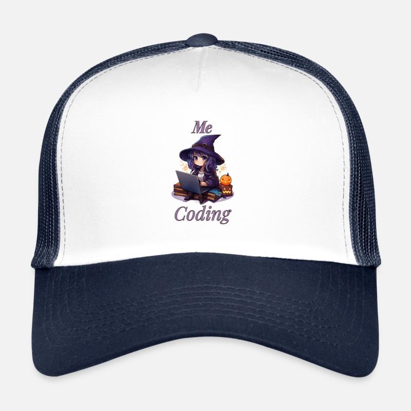 "WitchCode: Anime-Inspired Design" Trucker Cap