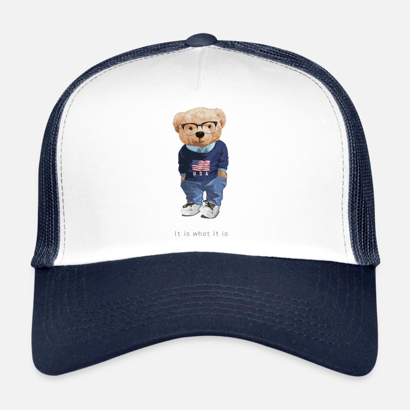 Bär Knuffig Teddy Trucker Cap