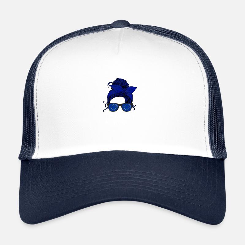 Union européenne - Casquette trucker - blanc/marine