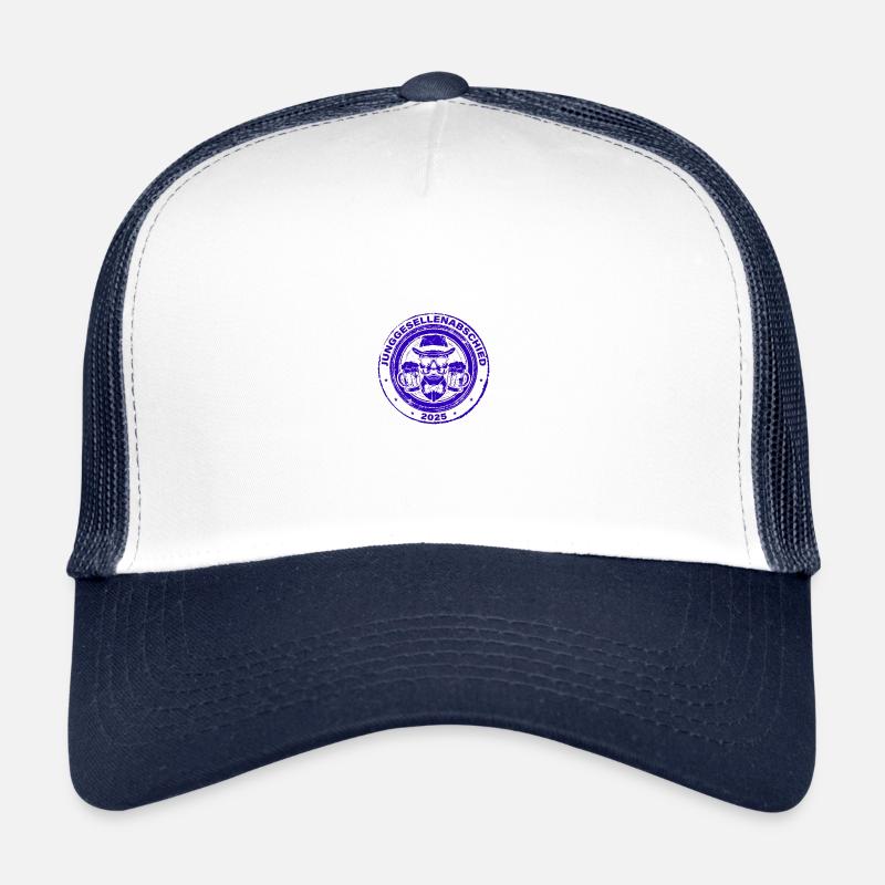 Enterrement de vie de garçon 2025 Crâne Casquette trucker 