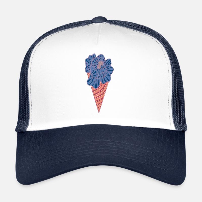 Eis mit Blume Trucker Cap