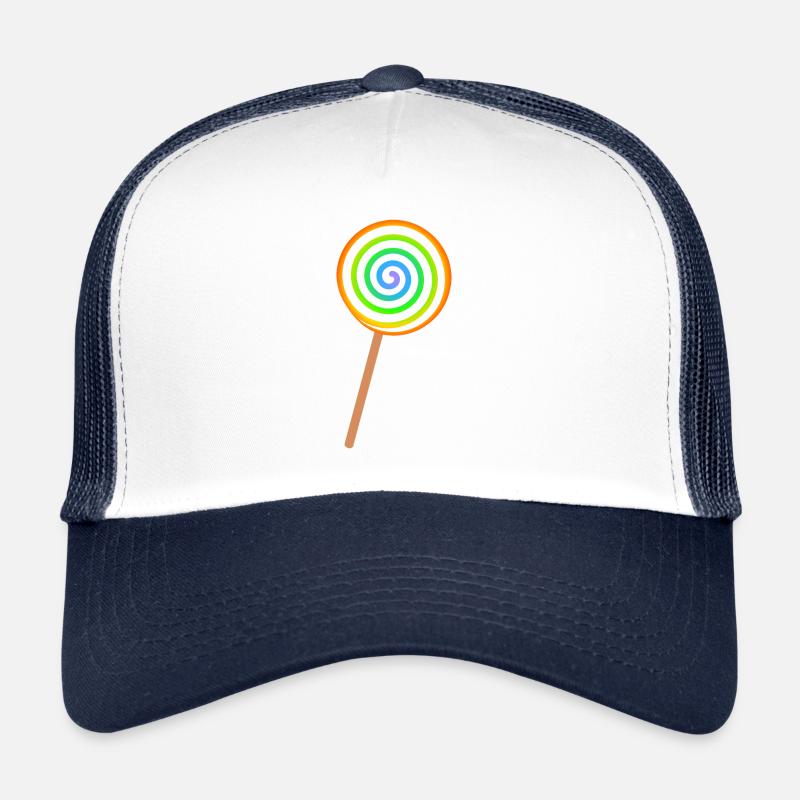 farbenfroher Lolli Trucker Cap