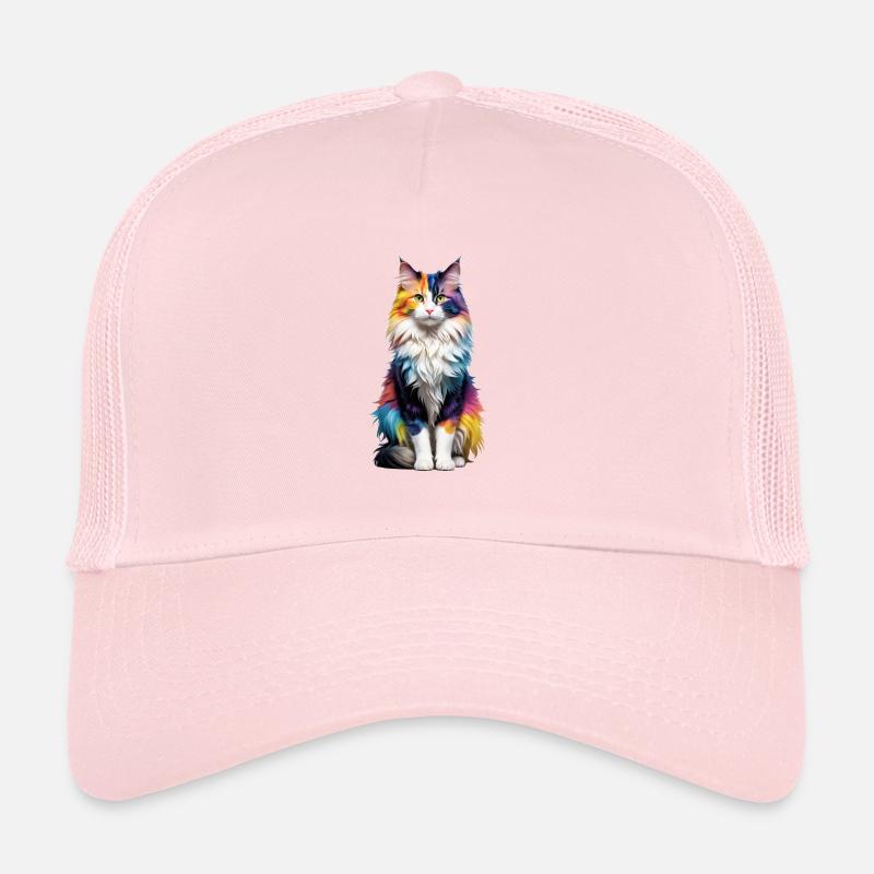 Chat des forêts norvégiennes Casquette trucker 