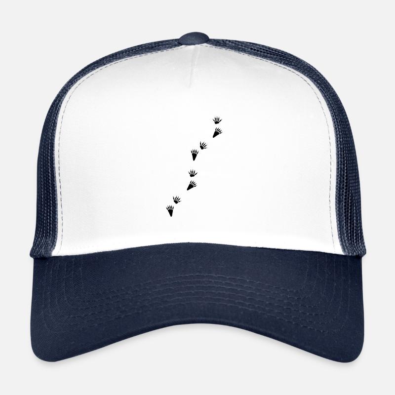 Washbaer Trail Forest Paw Footprint Trail Trucker Cap