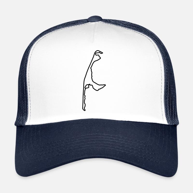 Insel Sylt - Kontur (schwarz) Trucker Cap