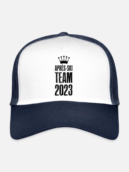 Après-ski 2023 Krone - Trucker Cap - white/navy - Front