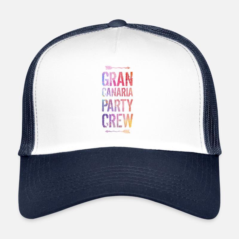Dicton de l’équipe de fête de Gran Canaria Casquette trucker 