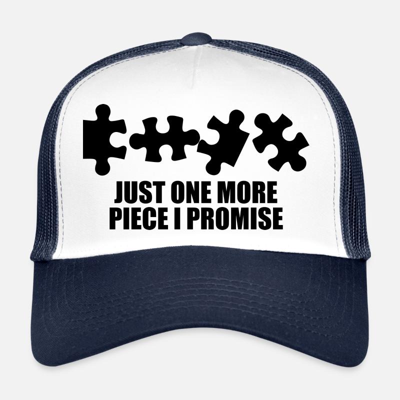 Puzzle Spruch geschenkidee Autismus Puzzeln Trucker Cap