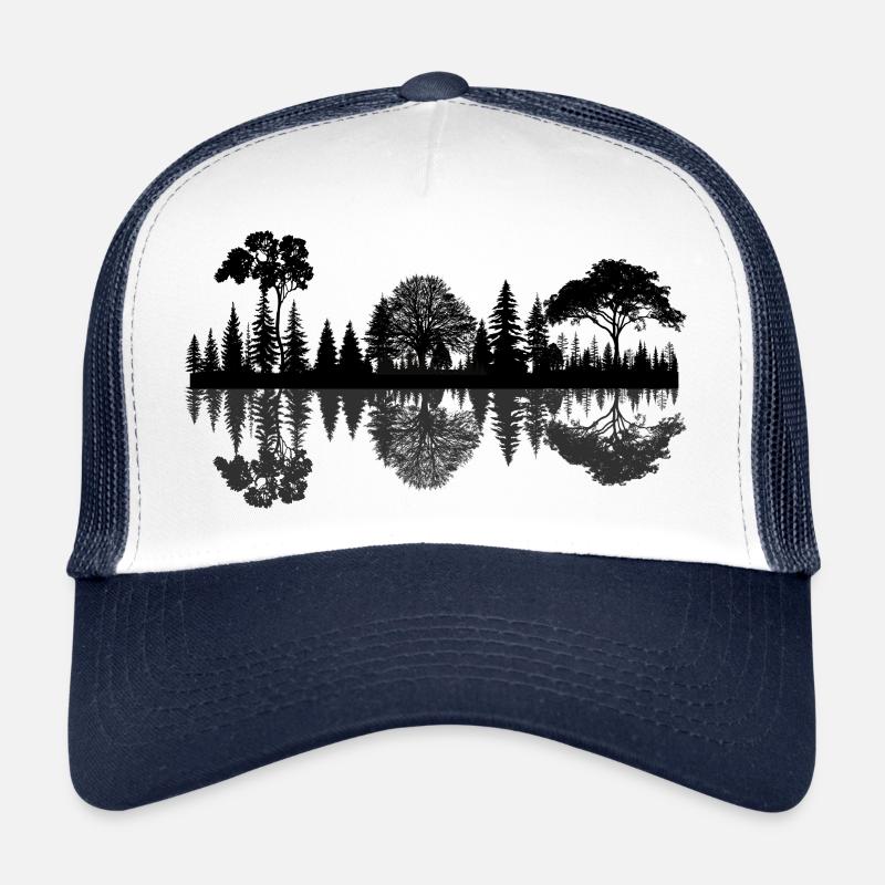 Forest nature reflection Trucker Cap