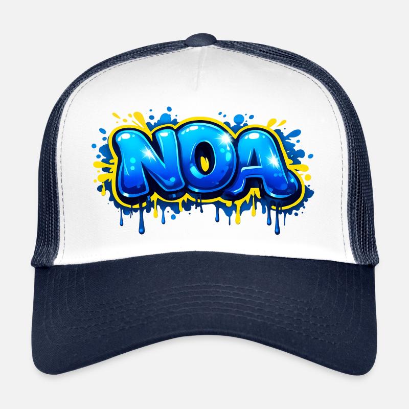 NOA GRAFFITI NAME FOR PERFECT GIFT PRINTABLE  Casquette trucker 