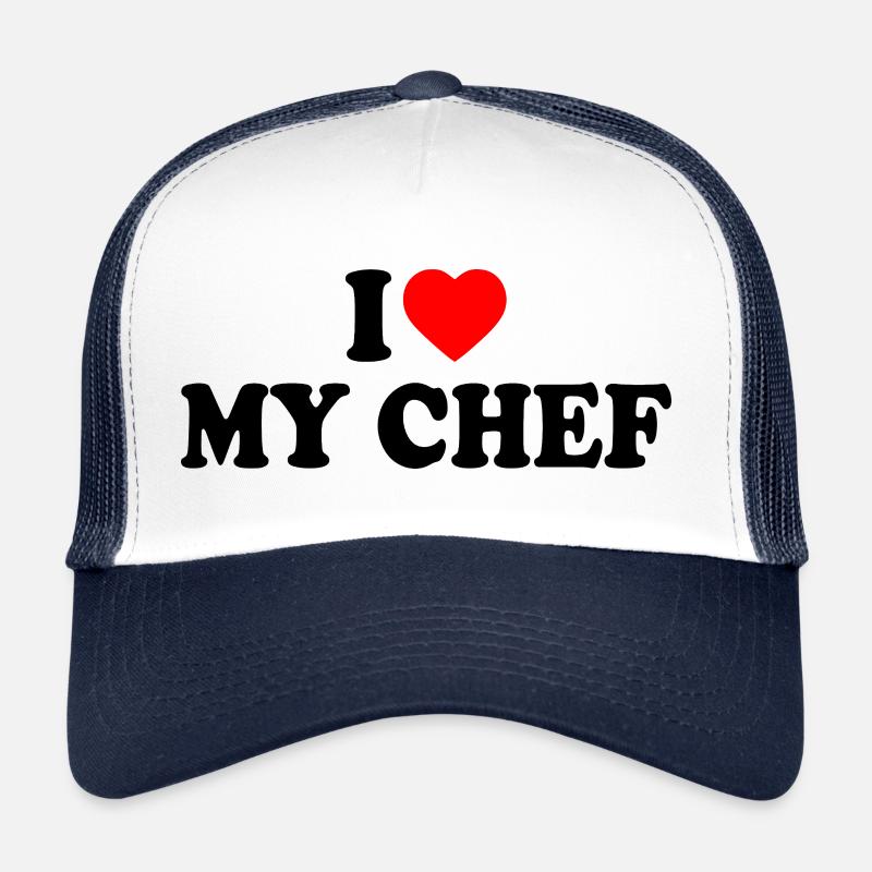 I love my chef Casquette trucker 