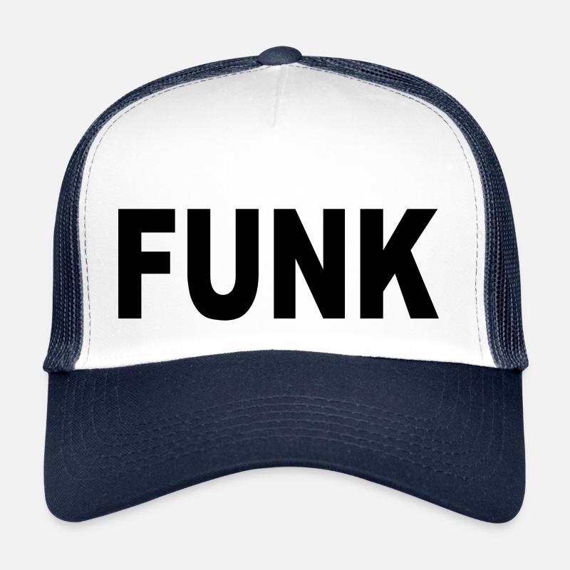 FUNK - Trucker Cap - Weiß/Navy
