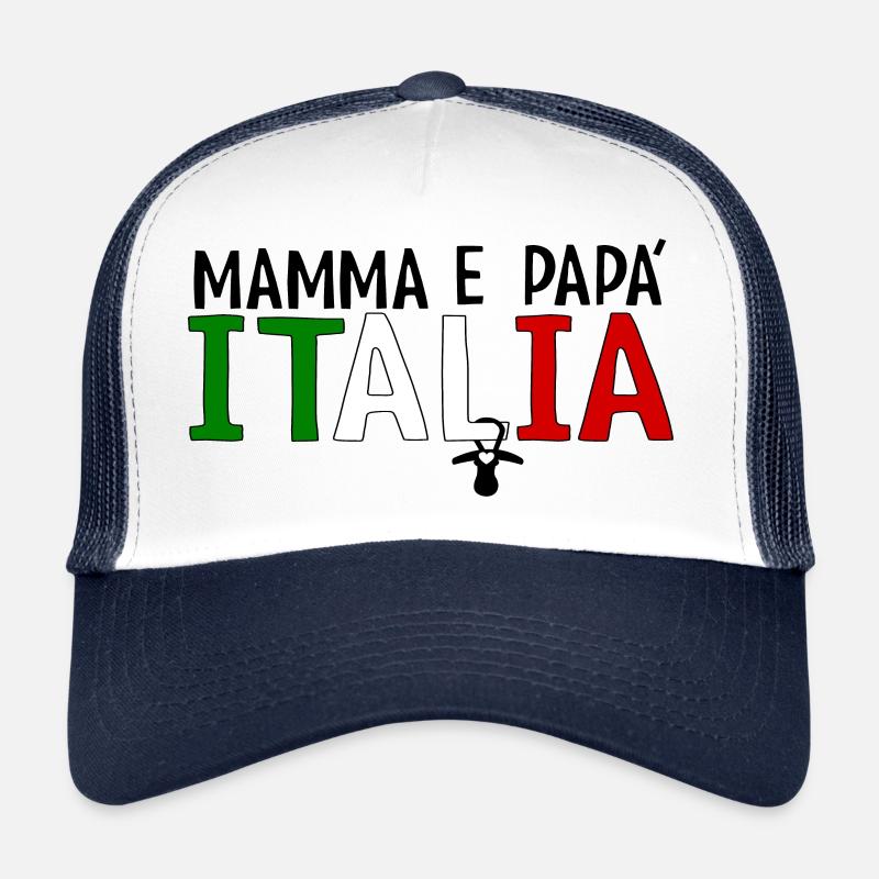 Mamma e papa Italia Trucker Cap