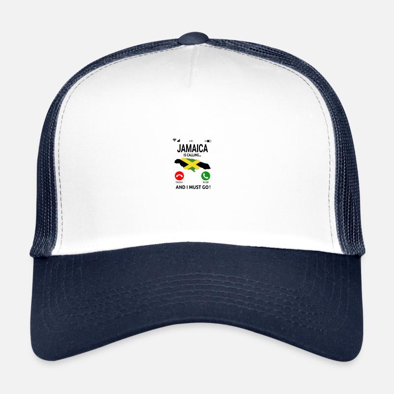 Jamaica Is Calling Caribbean Vacations Trucker Cap