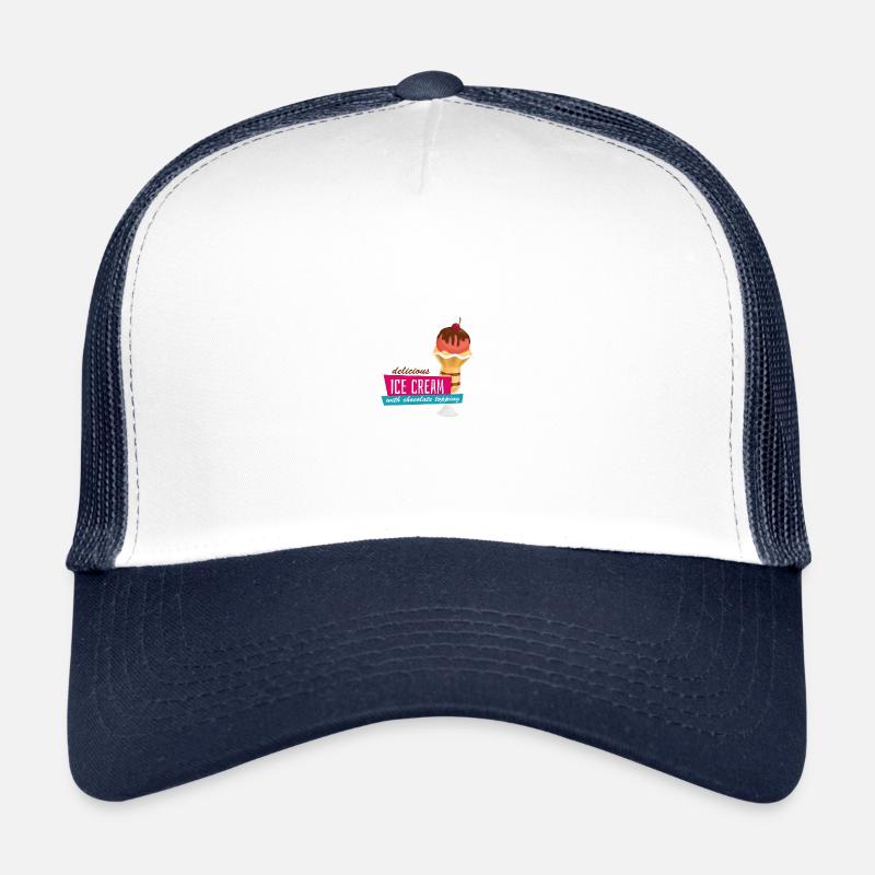 Sommer - Trucker Cap - Weiß/Navy