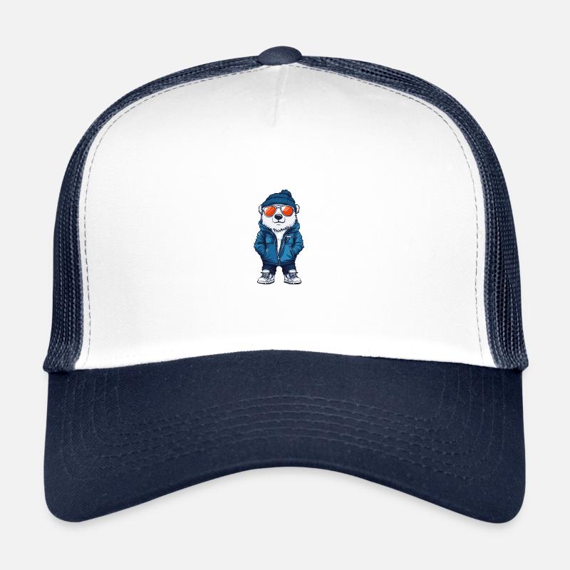 Eisbär Winter Comic Trucker Cap