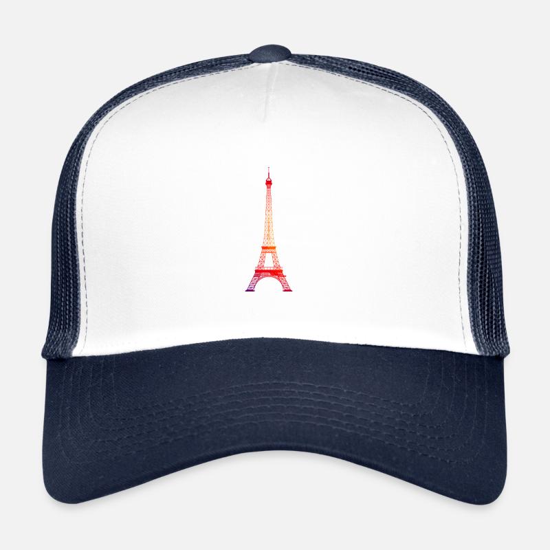 Eiffel tower - Trucker Cap - white/navy