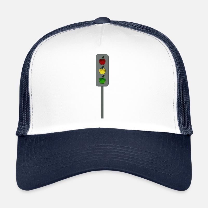 Pommes de feux de circulation Casquette trucker 