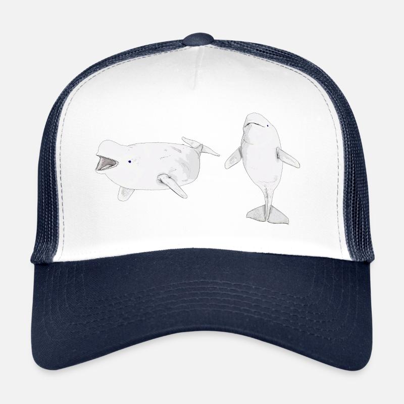 Zwei Beluga Wale Trucker Cap