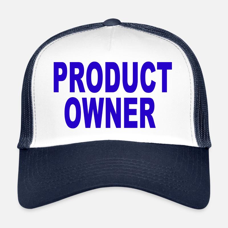 Agile - Propriétaire du conduit - Casquette trucker - blanc/marine
