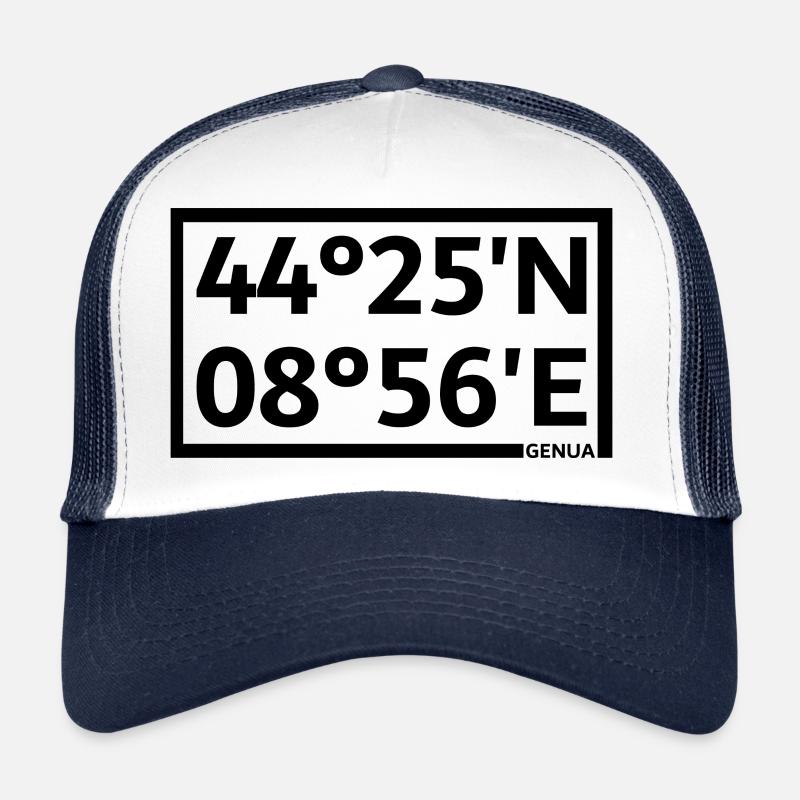 Coordonnées de Gênes Casquette trucker 