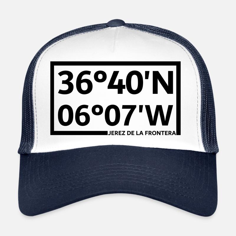 Jerez de la Frontera Coordinates Casquette trucker 
