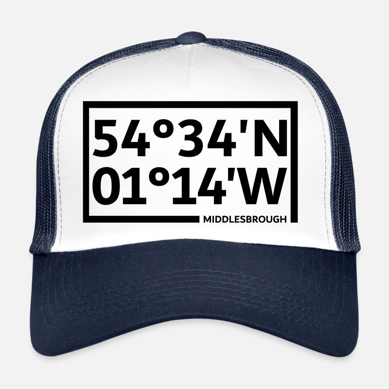 Coordonnées de Middlesbrough Casquette trucker 