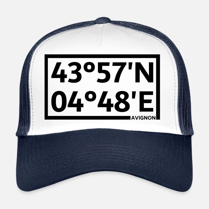 Coordonnées d’Avignon Casquette trucker 