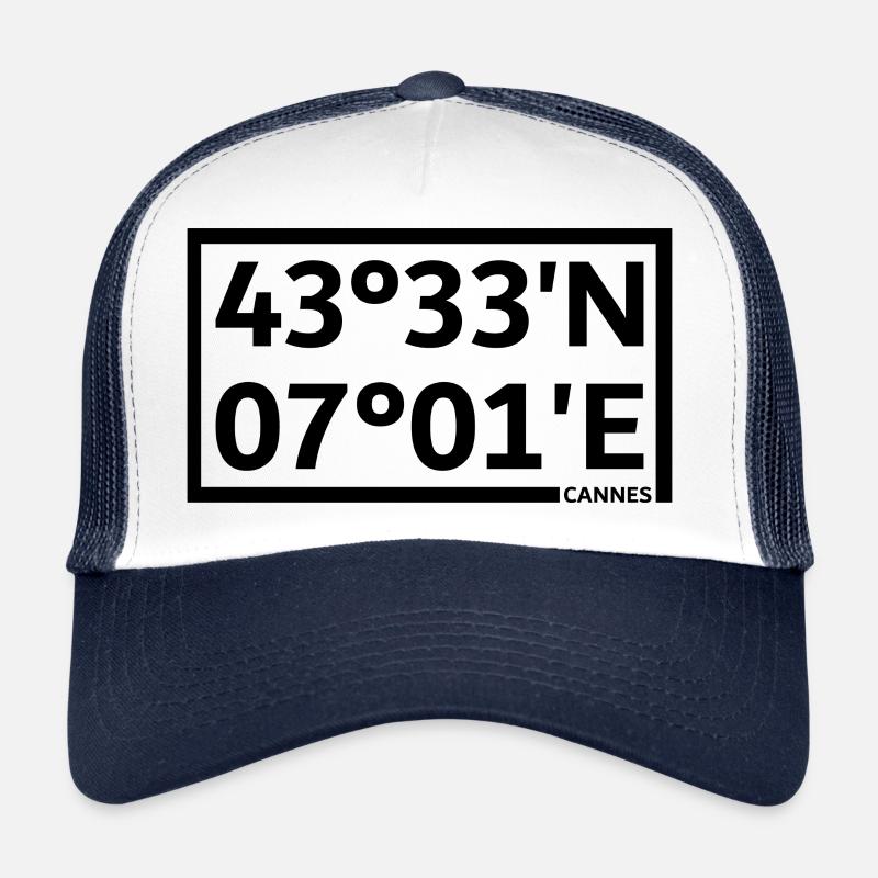 Cannes Koordinaten Trucker Cap