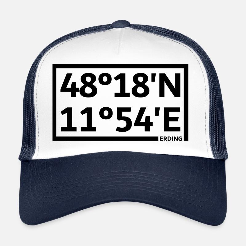 Erding coordinates Trucker Cap