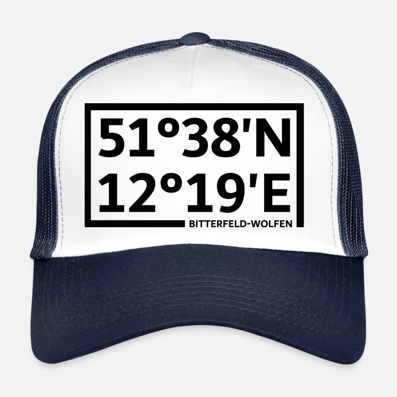 Coordonnées de Bitterfeld-Wolfen Casquette trucker 