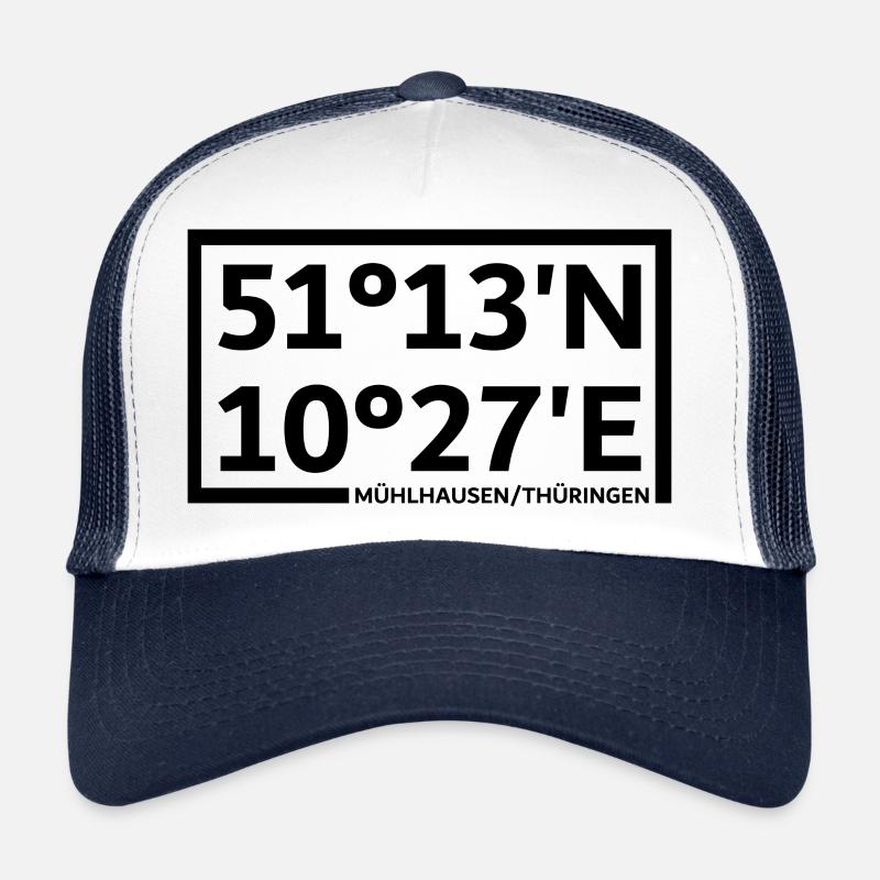Coordonnées Mühlhausen/Thuringe Casquette trucker 