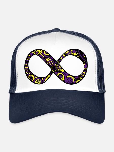 Love By The Sun Dream By The Moon Boho Gift - Trucker Cap - white/navy - Front