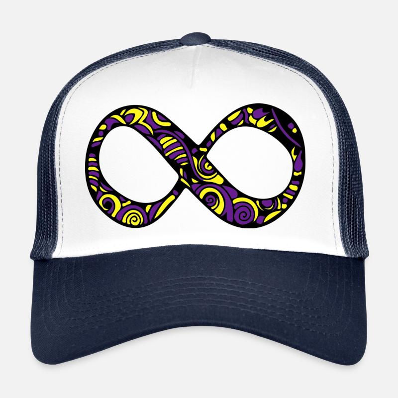 Love By The Sun Dream By The Moon Boho Gift - Casquette trucker  - blanc/marine
