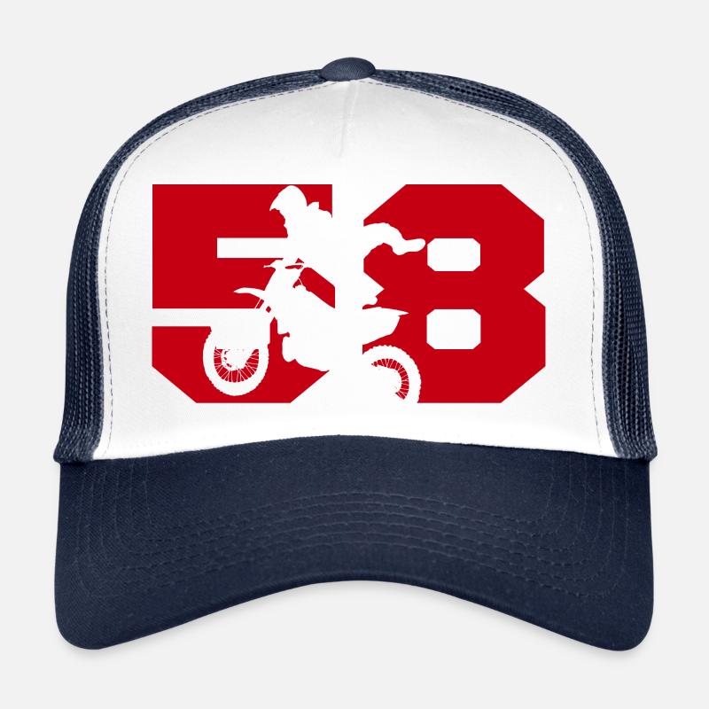 Moto 58 motard Casquette trucker 