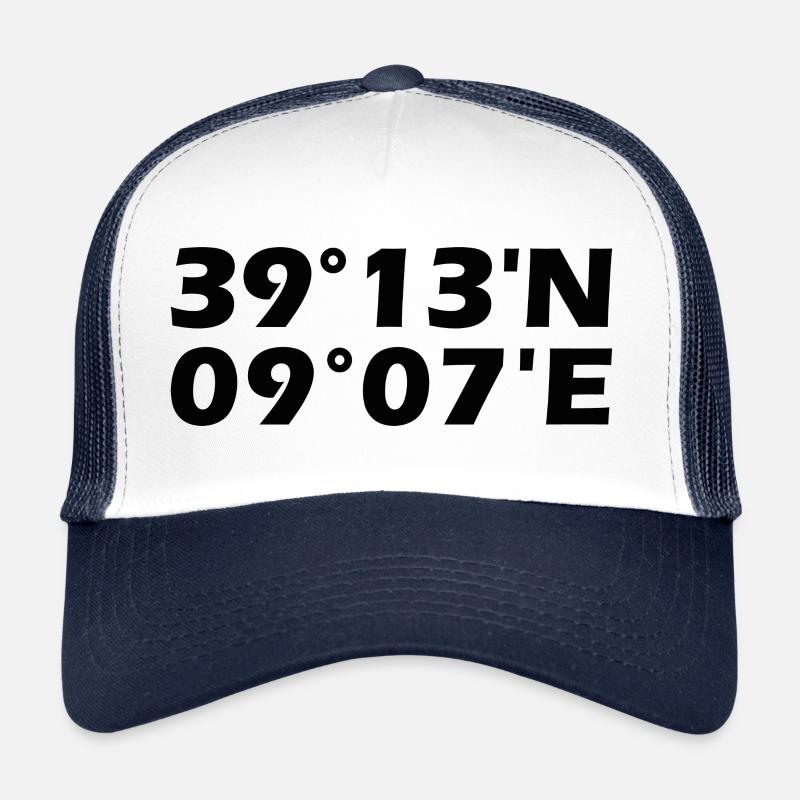 Cagliari Koordinaten Trucker Cap