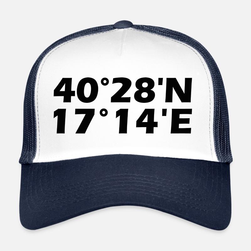 Taranto Coordinates Trucker Cap