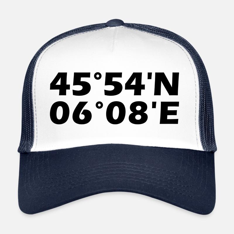Annecy Coordinates Trucker Cap